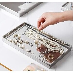 Redelaenor Ceramic Jewelry Mirror Tray